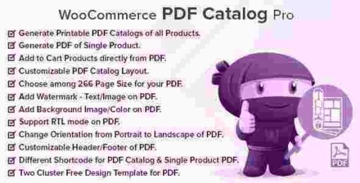WooCommerce PDF Catalog Pro GPL Plugin