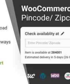 WooCommerce Pincode Zipcode Checker GPL Plugin