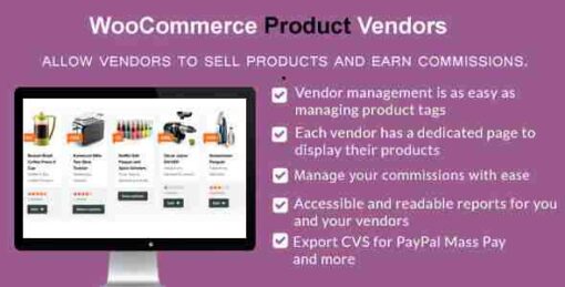 WooCommerce Product Vendors GPL Plugin 