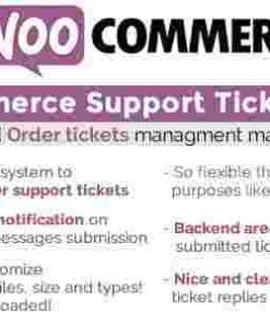 WooCommerce Support Ticket System Provide Store Support GPL Plugin