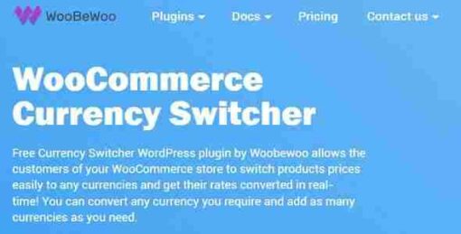 Woocurrency by Woobewoo PRO GPL – WooCommerce Currency Switcher