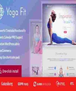 Yoga Fit GPL Theme – Sports, Fitness & Gym WordPress Theme