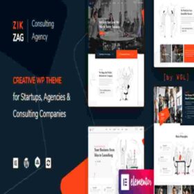 ZikZag GPL Theme Consulting & Agency WordPress Theme
