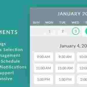 gAppointments GPL Plugin – Appointment booking addon for Gravity Forms
