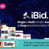 iBid Theme GPL – Multi Vendor Auctions WooCommerce Websites