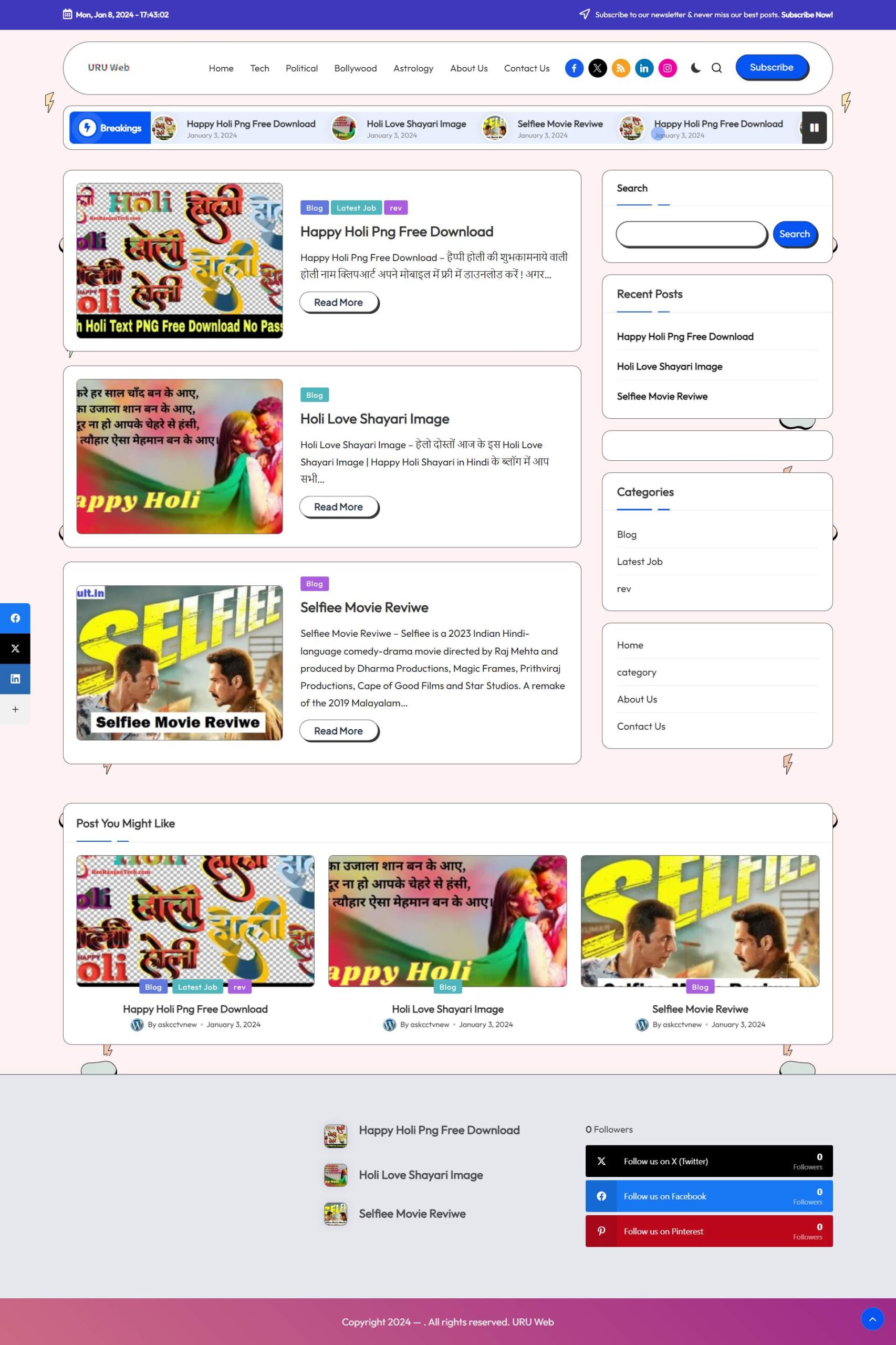 News WEBSITE CUSTOMIZATION 1