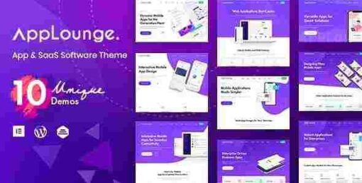 AppLounge Theme GPL Pro – Multipurpose SaaS WordPress Theme