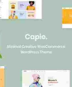 Capie Theme GPL Pro – Minimal Creative WooCommerce WordPress Theme