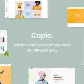 Capie Theme GPL Pro – Minimal Creative WooCommerce WordPress Theme
