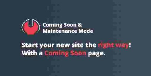 Coming Soon & Maintenance Mode PRO GPL Plugin