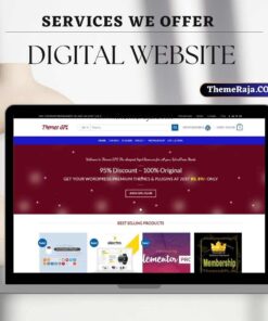 Digital Products Website Digital Product Selling Website Design Price