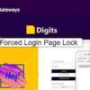 Digits Forced Login Page Lock GPL Plugin