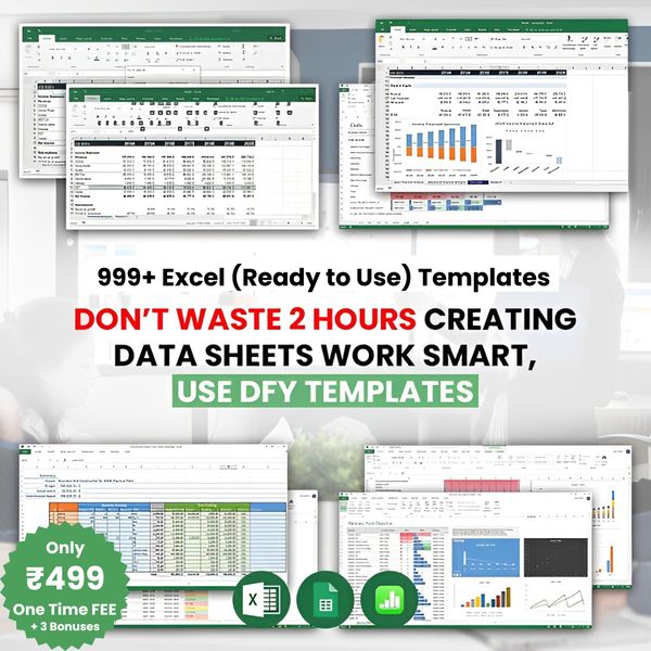 DIgital Product Website Price 18 Excel Templates 999+