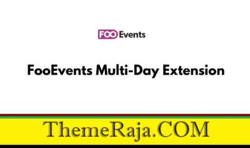 FooEvents Multi-Day Extension GPL Plugin
