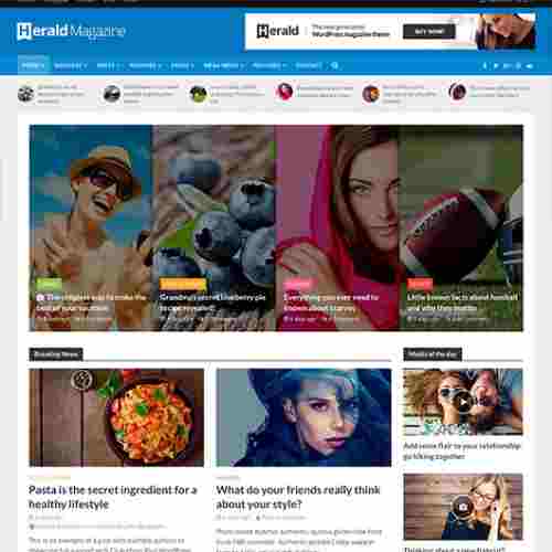 Herald News Portal & Magazine WordPress Theme – Pro GPL 3 Herald News Portal & Magazine WordPress Theme