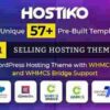 Hostiko GPL Theme WordPress WHMCS Hosting Theme