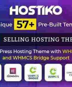 Hostiko GPL Theme WordPress WHMCS Hosting Theme