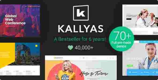 KALLYAS Theme GPL Creative eCommerce Multi-Purpose WordPress Websites