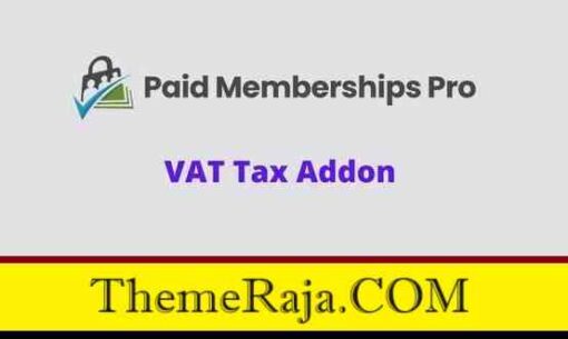 Paid Memberships Pro VAT Tax Addon GPL Plugin