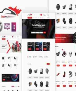 Sayara Auto Parts Store WooCommerce WordPress Theme