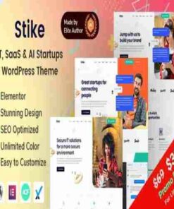 Stike IT Startups WordPress Theme