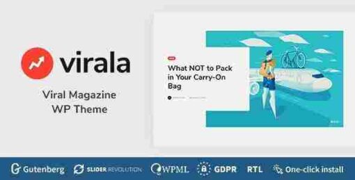 Virala Theme GPL Pro Download – Viral Magazine WordPress Theme