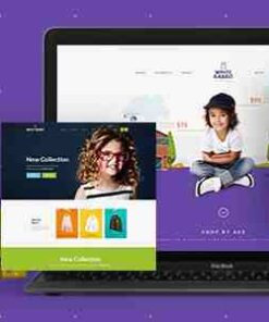 White Rabbit Theme GPL – Kids Toys & Children Clothing Store