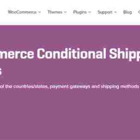 WooCommerce Conditional Shipping & Payments GPL Plugin