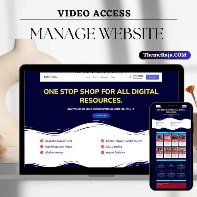 DIgital Product Website Price 2 uru web digital product