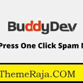 BuddyPress One Click Spam Marker GPL Plugin
