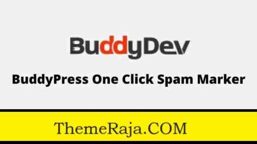 BuddyPress One Click Spam Marker GPL Plugin