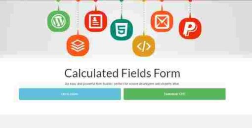 Calculated Fields Form Pro