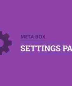 Meta Box Settings Page Addon GPL Plugin