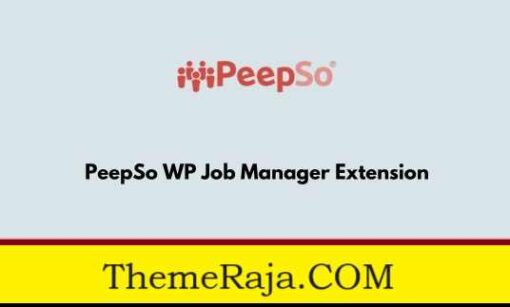 PeepSo WP Job Manager Integration GPL Plugin