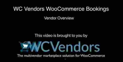 WC Vendors WooCommerce Bookings GPL Plugin