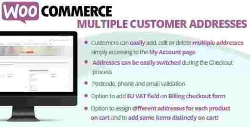 WooCommerce Multiple Customer Addresses GPL Plugin