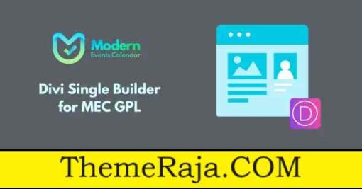 Divi Single Builder for MEC GPL Plugin