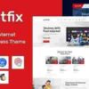 Netfix Theme GPL Broadband & Internet Services WordPress Theme