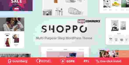 Shoppo Theme GPL Multipurpose WooCommerce Shop Theme