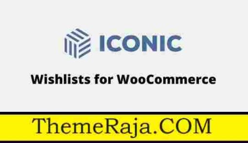 Wishlists for WooCommerce GPL Iconic WP