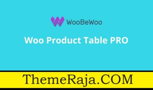Woo Product Table PRO GPL