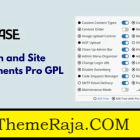 Admin and Site Enhancements Pro GPL