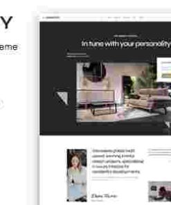 Ambery Theme GPL Interior Design WordPress Theme
