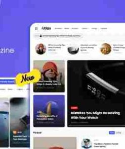 Atlas Theme GPL Creative Blog & News WordPress Theme