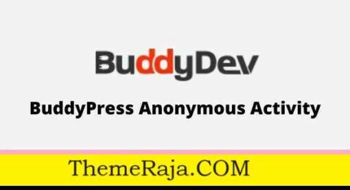BuddyPress Anonymous Activity GPL