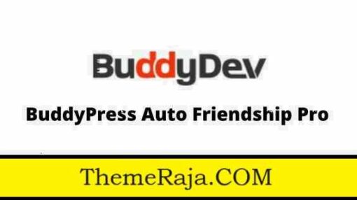 BuddyPress Auto Friendship Pro GPL Plugin