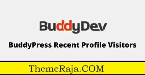BuddyPress Recent Profile Visitors GPL Plugin