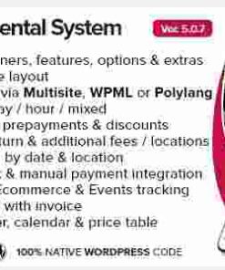 Car Rental System Native WordPress Plugin GPL