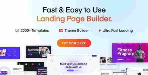 Landio Theme GPL MultiPurpose Landing Page WordPress Theme