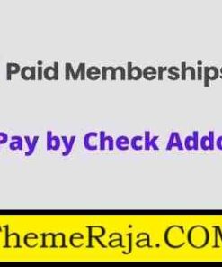 Paid Memberships Pro Pay by Check Addon GPL Plugin